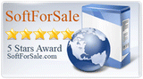 5 star award from SoftForSale.com review staff