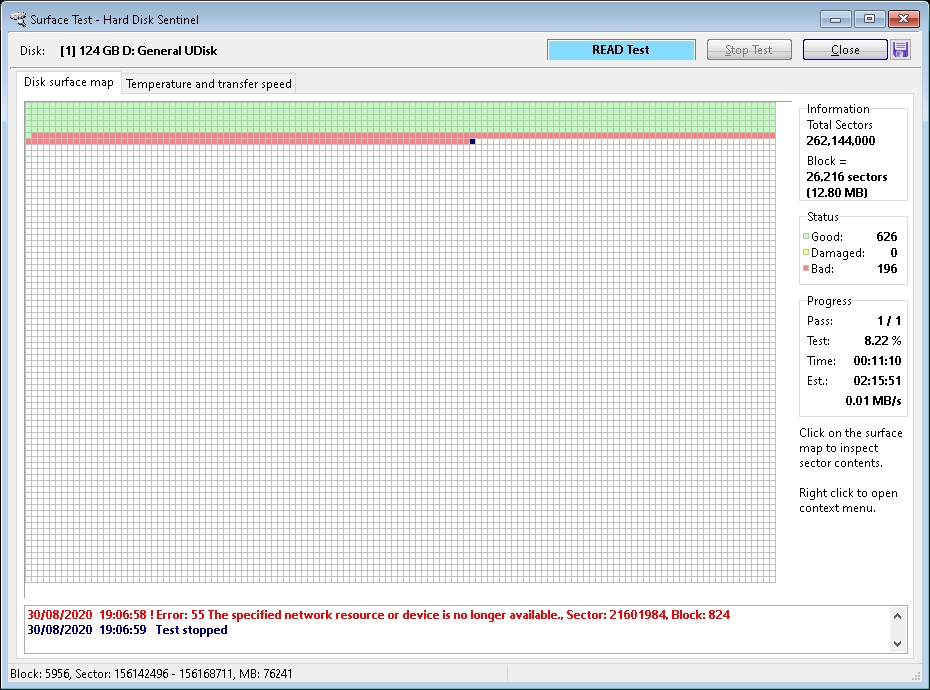Pendrive seems disconnected